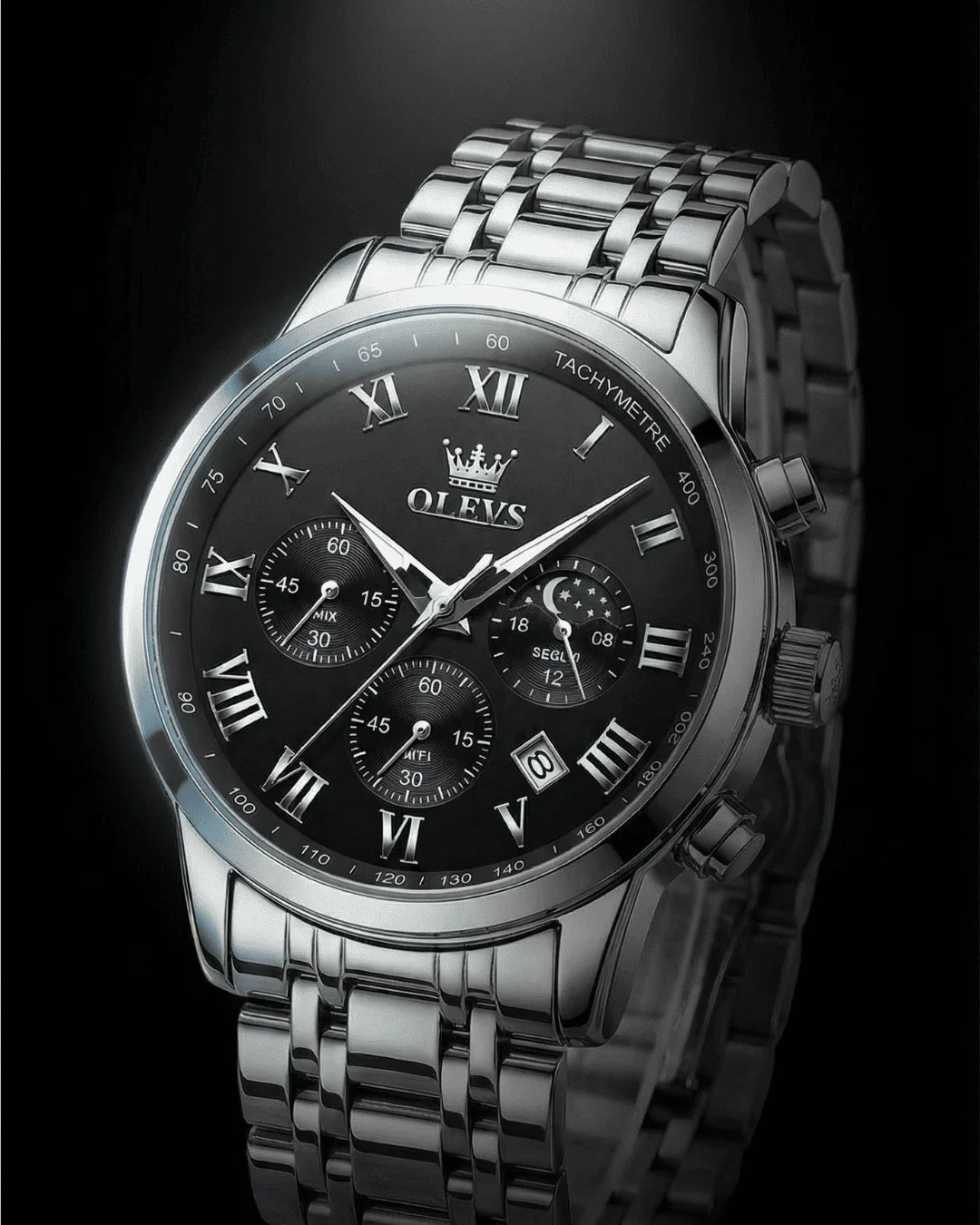 Men's stainless steel watches collection – gold silver metal bracelet wrist watches for men