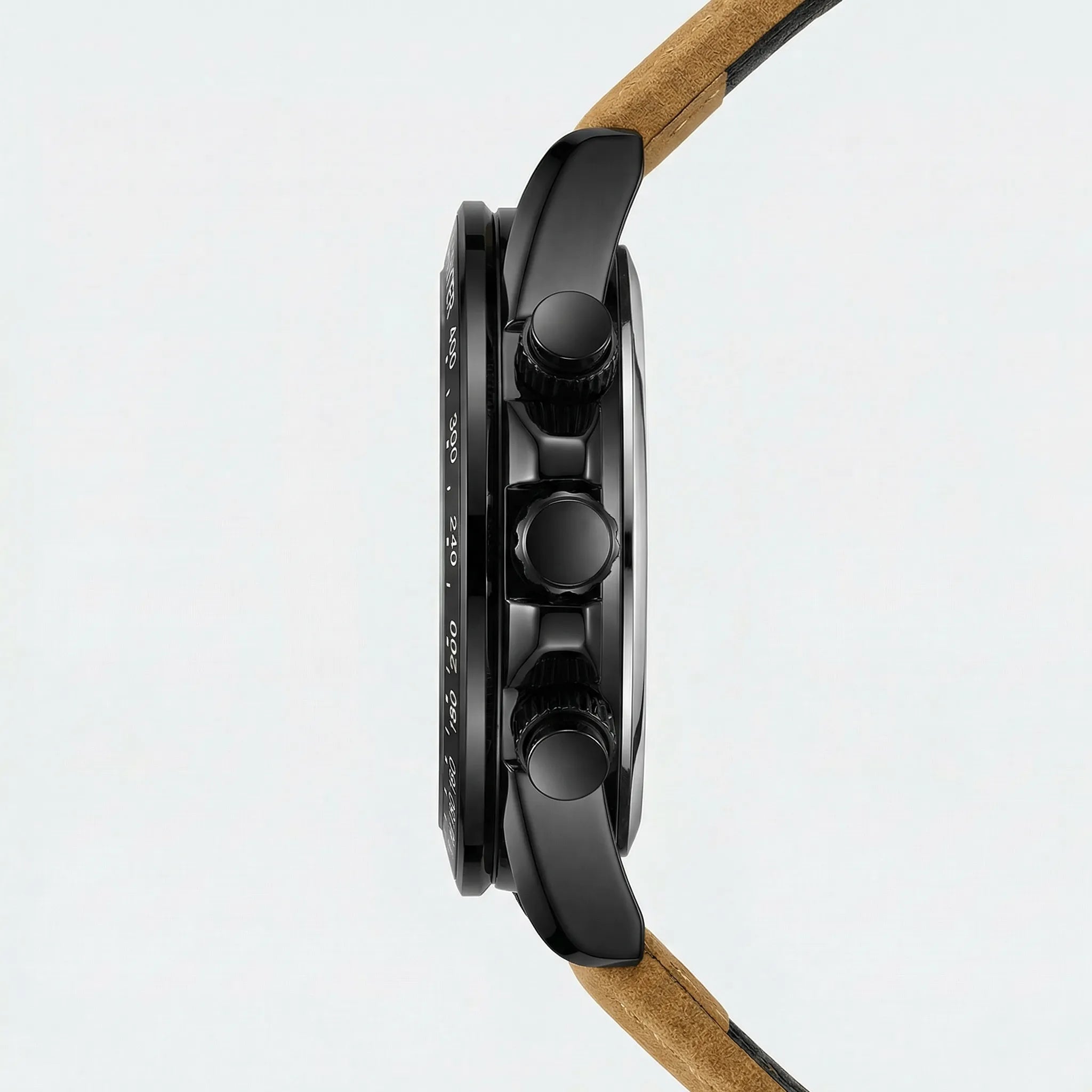 Angled presentation of a high-performance sport watch, a versatile option among sports watches for men.