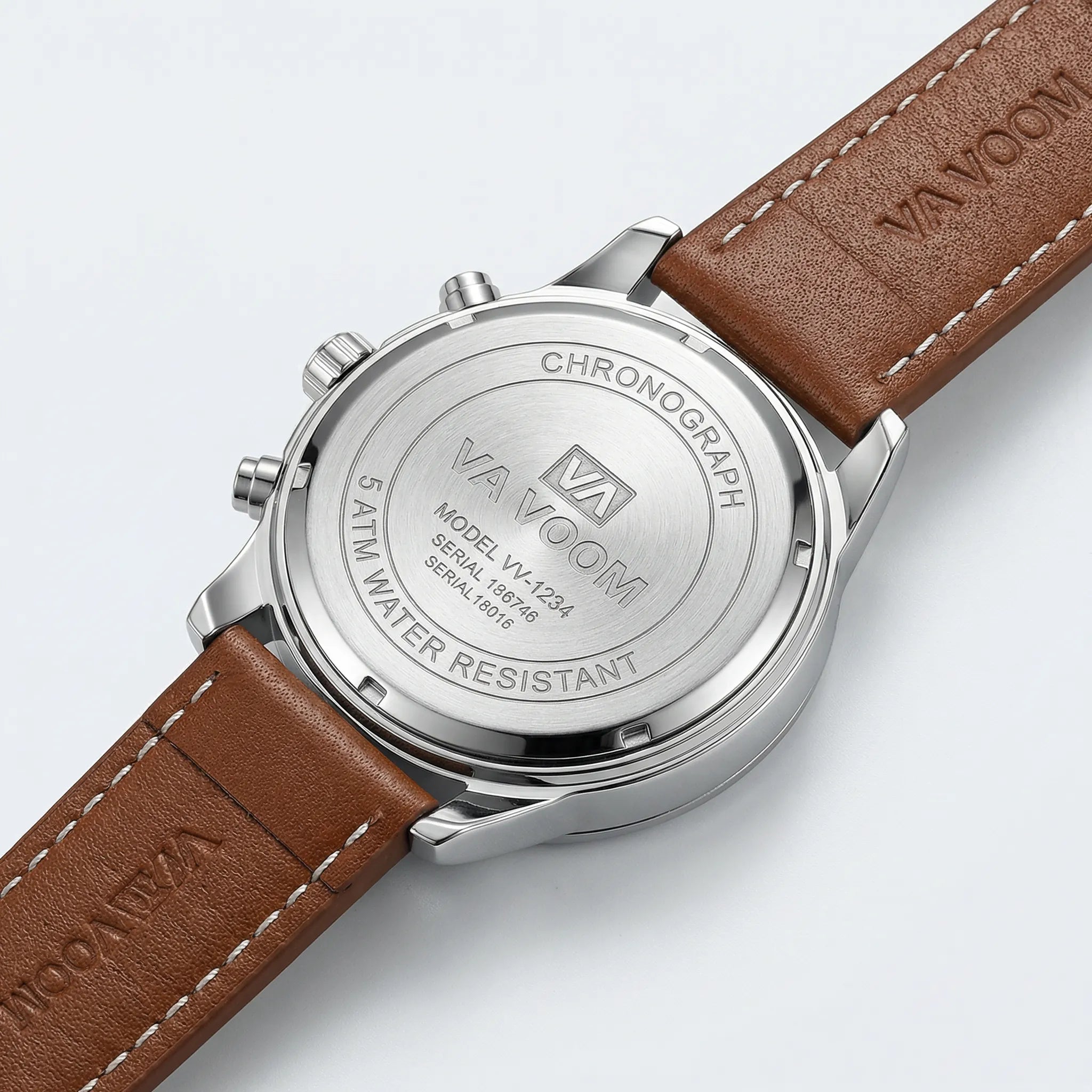 Classic straight-on view of an everyday watch, a perfect choice among cheap watches for men.