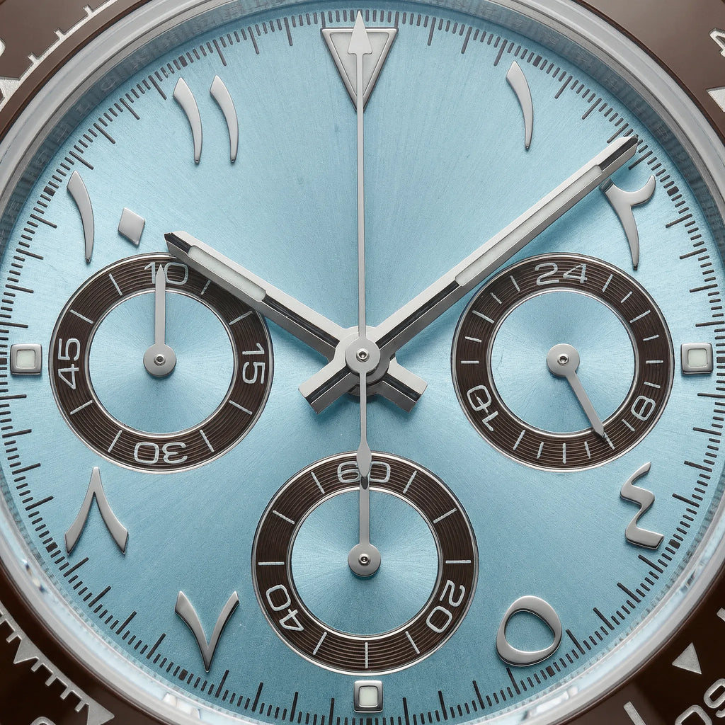 Angled presentation of a sleek minimalist watch, a refined choice among dress watches for men.