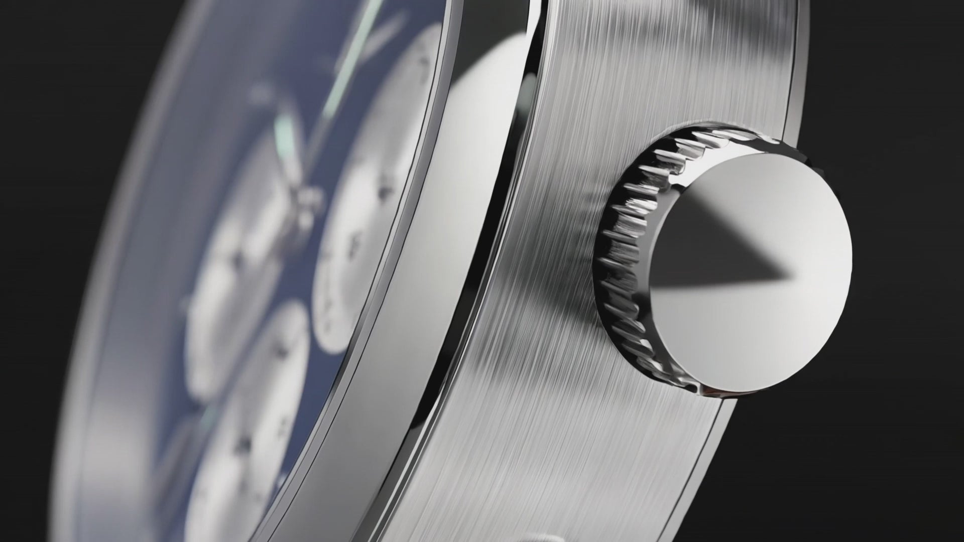 Product showcase of the Apex Rugged Waterproof Sport Chronograph - panda chronograph.