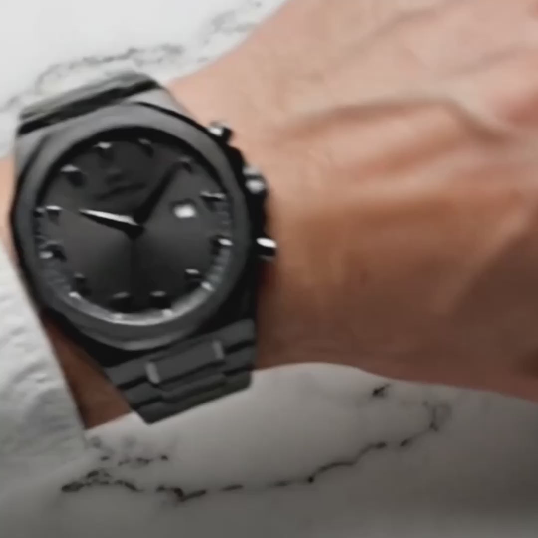 Detailed look at the Arabic Dial Black Video Review, a arabic number watch.