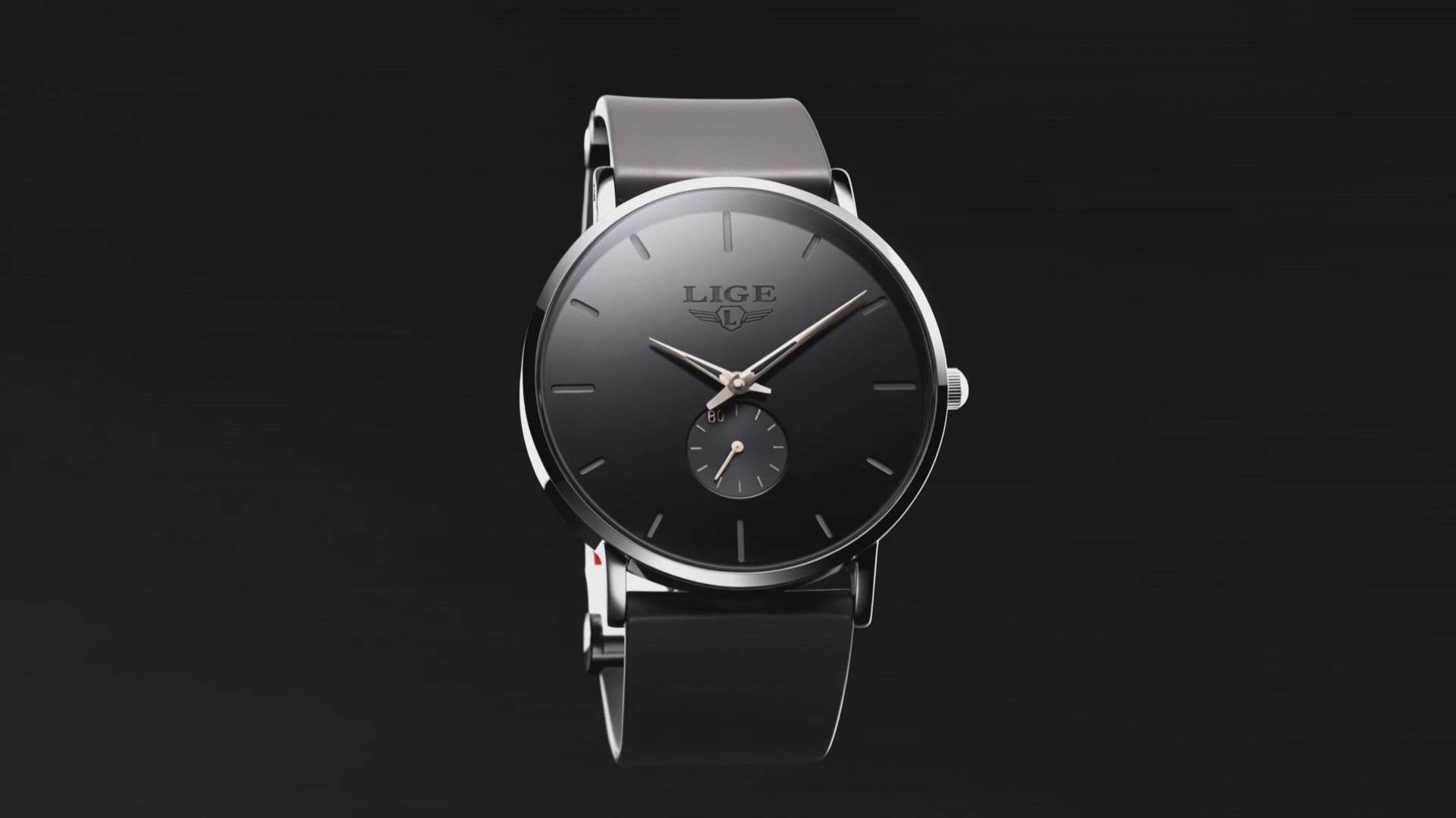 Product showcase of the Novus Rose Dial Minimalist Mesh Band Wristwatchq - leather strap watches for men.