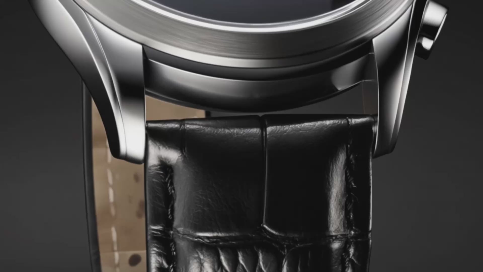 Product showcase of the Sterling Brown White Sophisticated Dial - white watches for men.