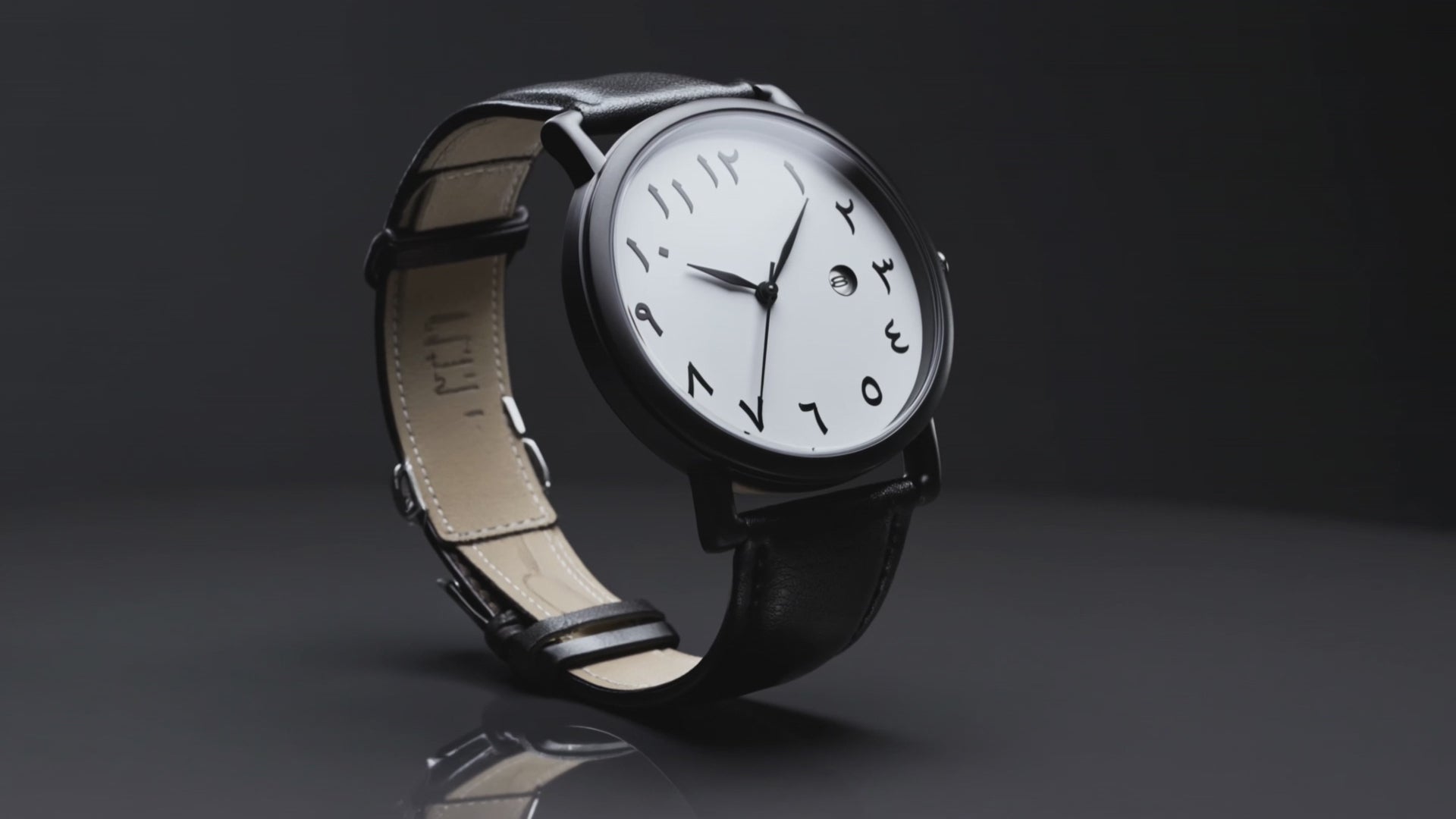 Product showcase of the Prestige Arabic Dial Waterproof Quartz - arabic dial.