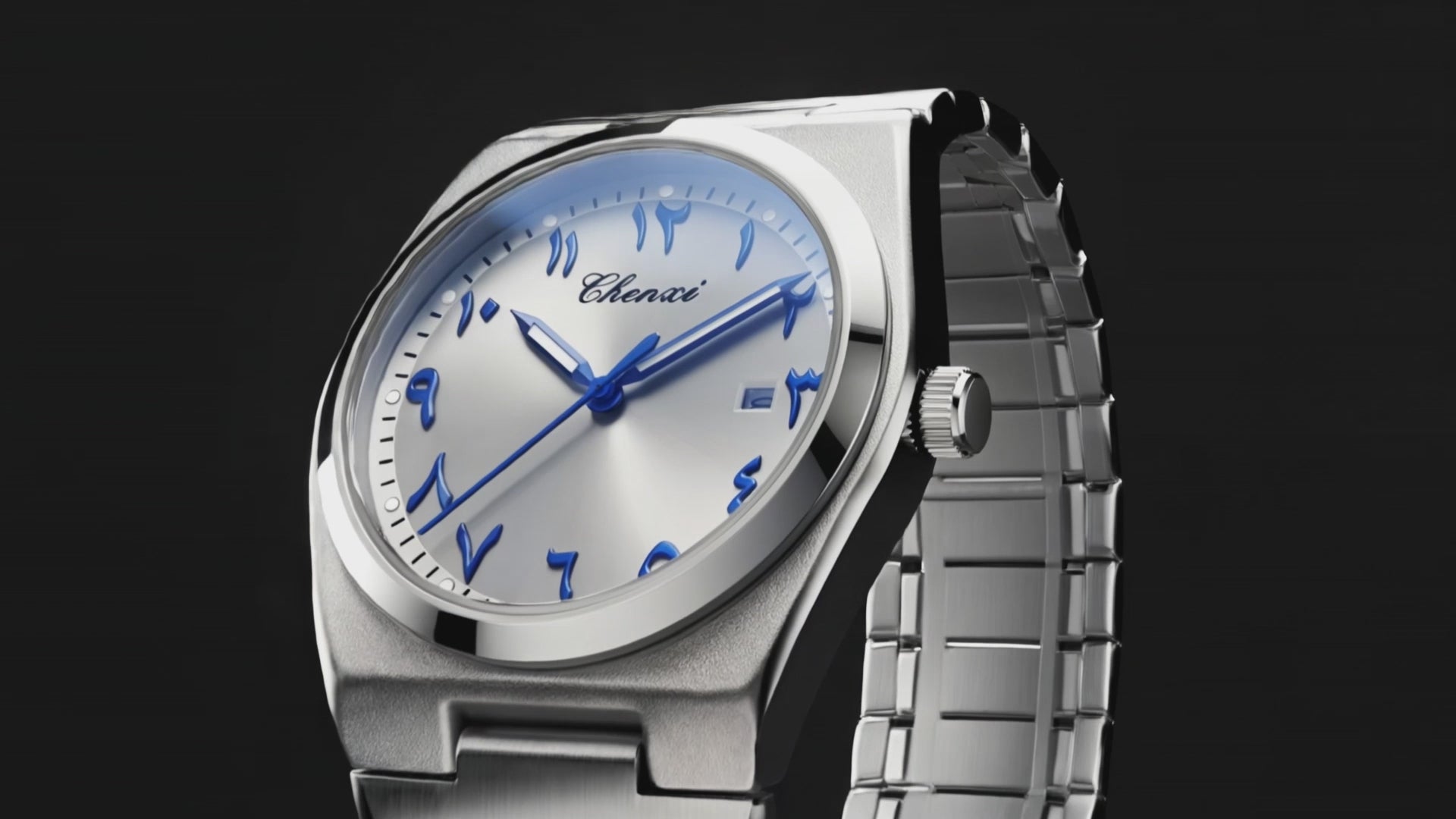 Detailed look at the Ascot Arabic Dial Mechanical, a arabic number watch.